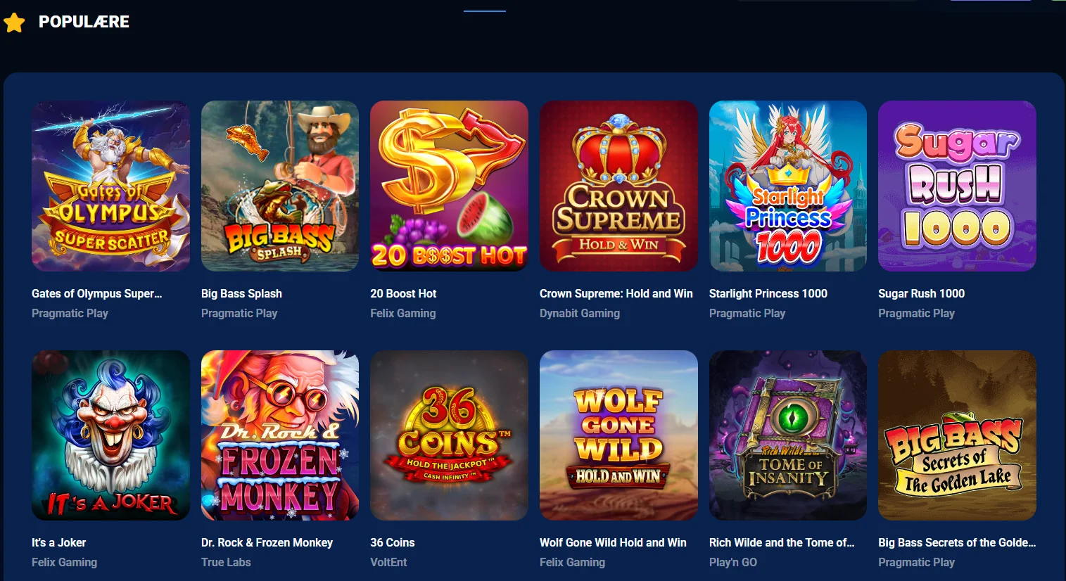 Udenlandske casinoer sammenligning