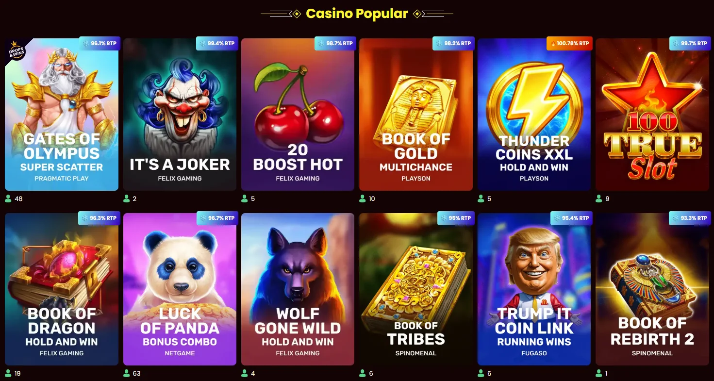 Casino uden ROFUS med casino og live casino